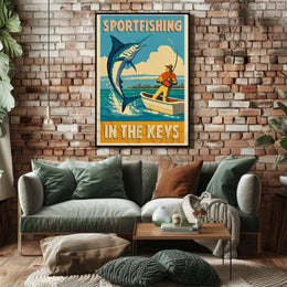 Fishing Trip Poster In The Keys Art Print Decor PosterGoat