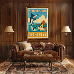 Fishing Trip Poster In The Keys Art Print Decor PosterGoat