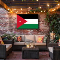 Flag of Jordan Patriotic Country Flag Poster PosterGoat