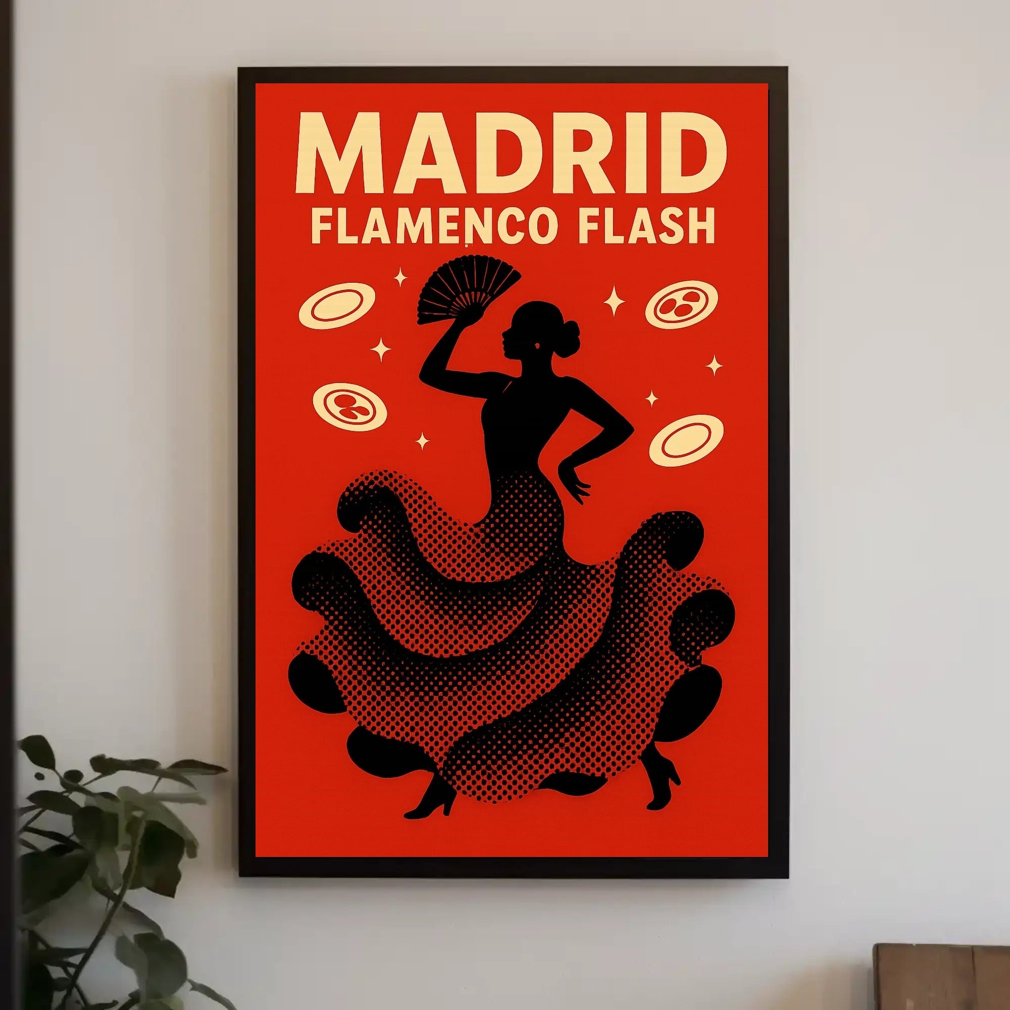 Flamenco Dance Captured in Madrid Cultural or Heritage Poster PosterGoat