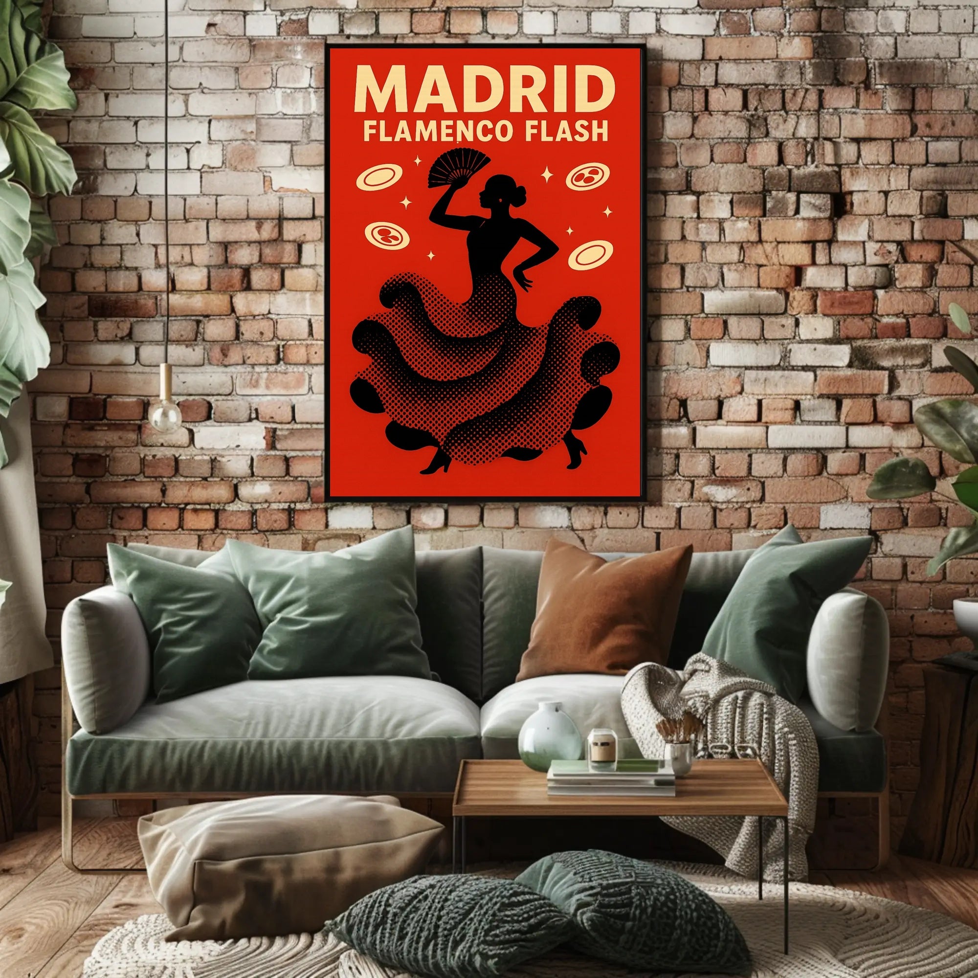 Flamenco Dance Captured in Madrid Cultural or Heritage Poster PosterGoat