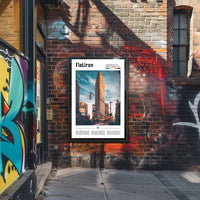 Flatiron Building Manhattan, New York Travel Poster PosterGoat
