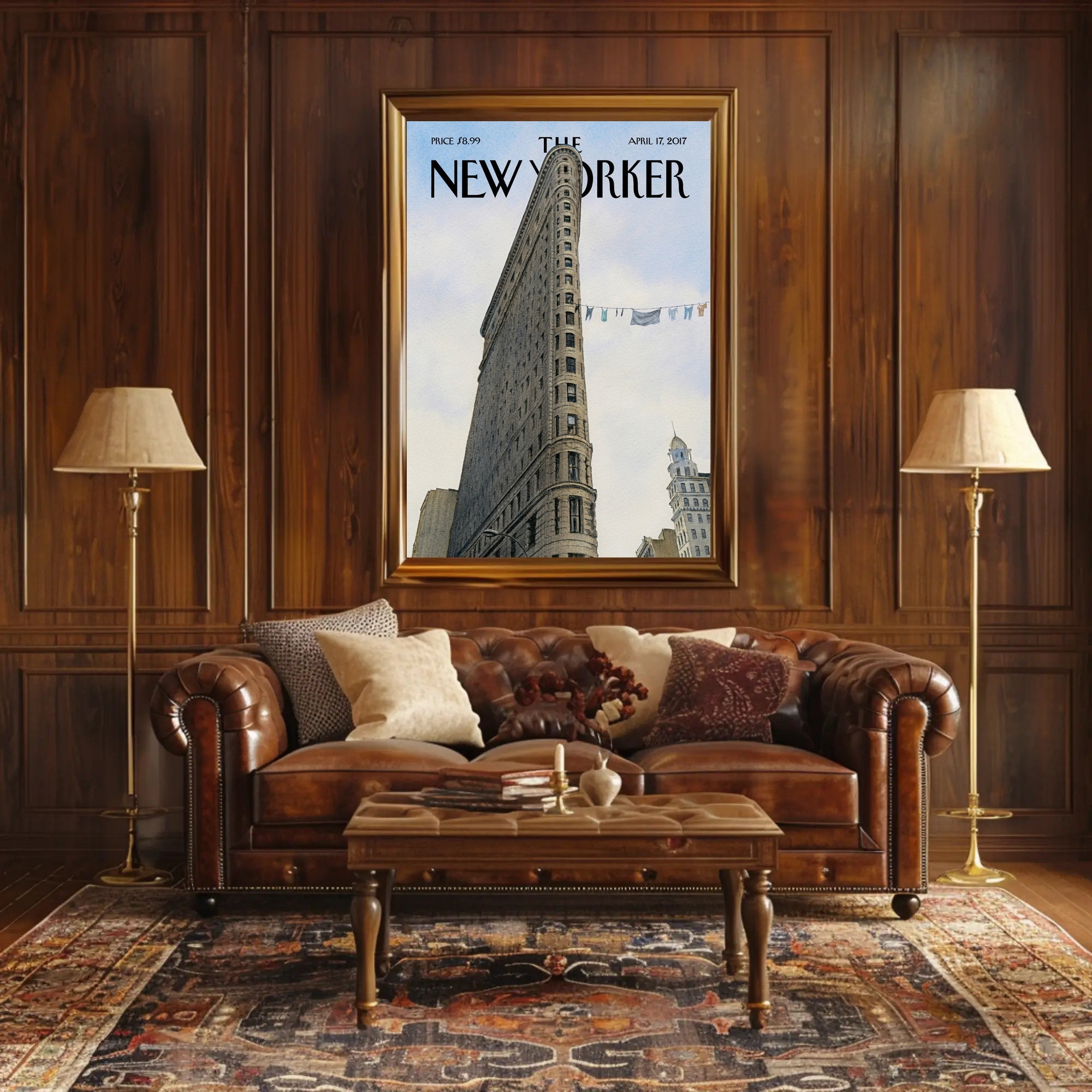 Flatiron Building NYC Urban Masterpiece Travel Poster PosterGoat