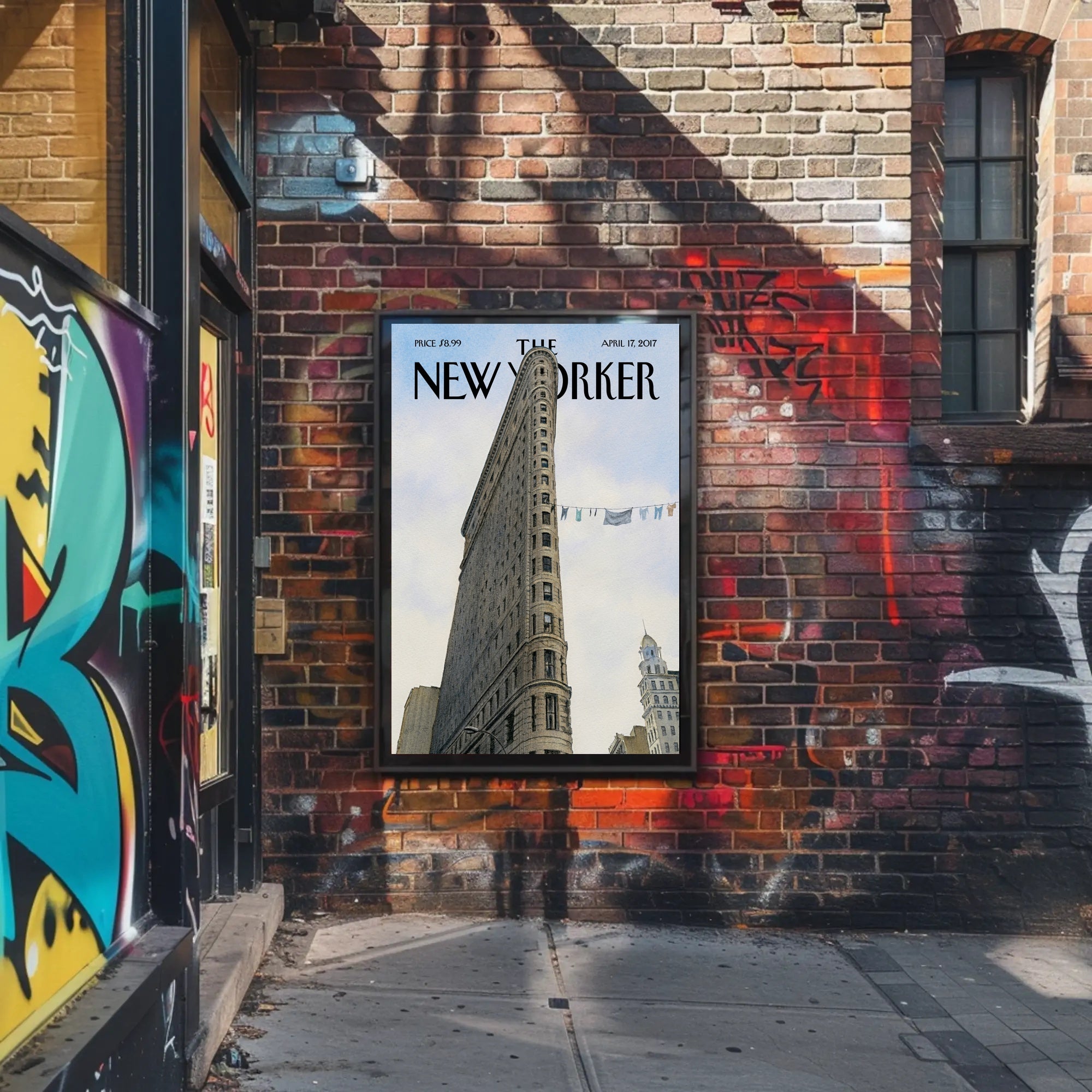 Flatiron Building NYC Urban Masterpiece Travel Poster PosterGoat