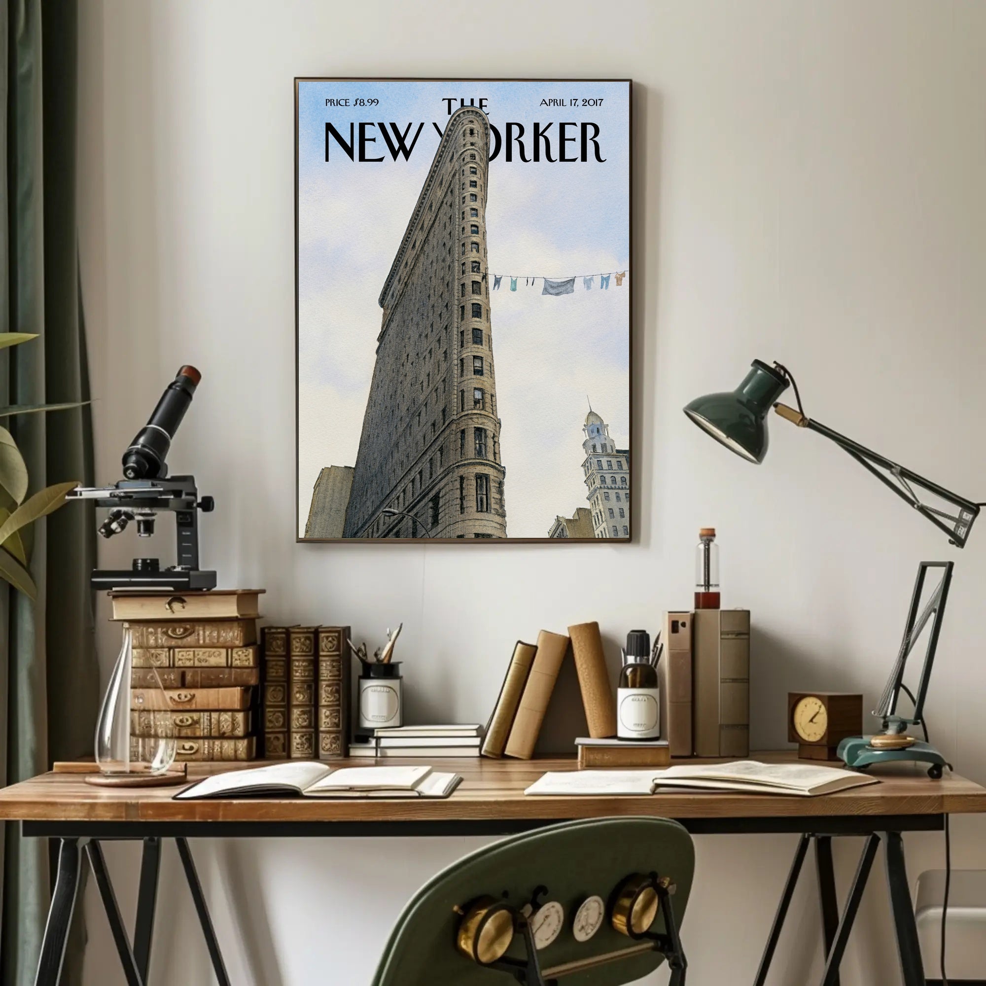 Flatiron Building NYC Urban Masterpiece Travel Poster PosterGoat