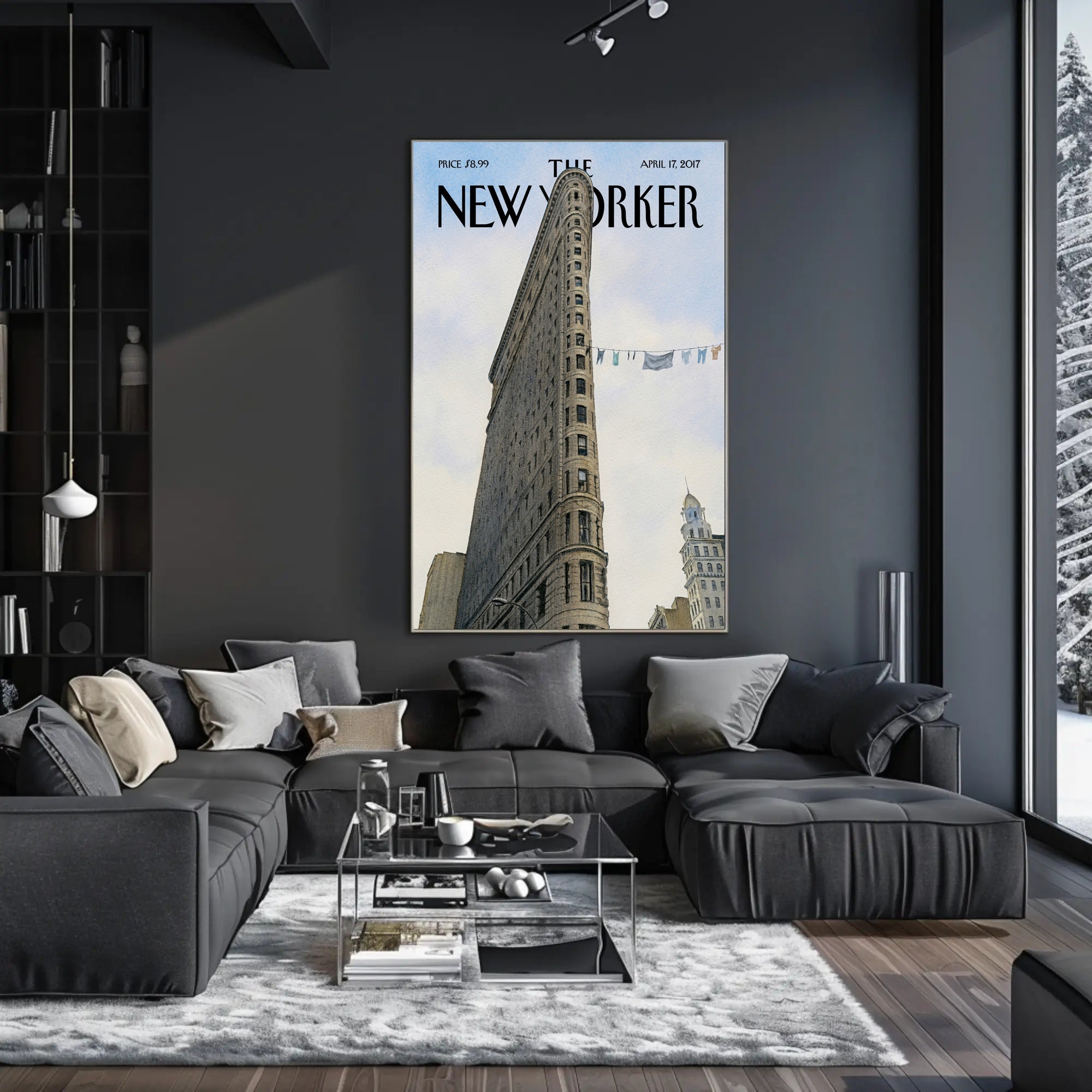 Flatiron Building NYC Urban Masterpiece Travel Poster PosterGoat