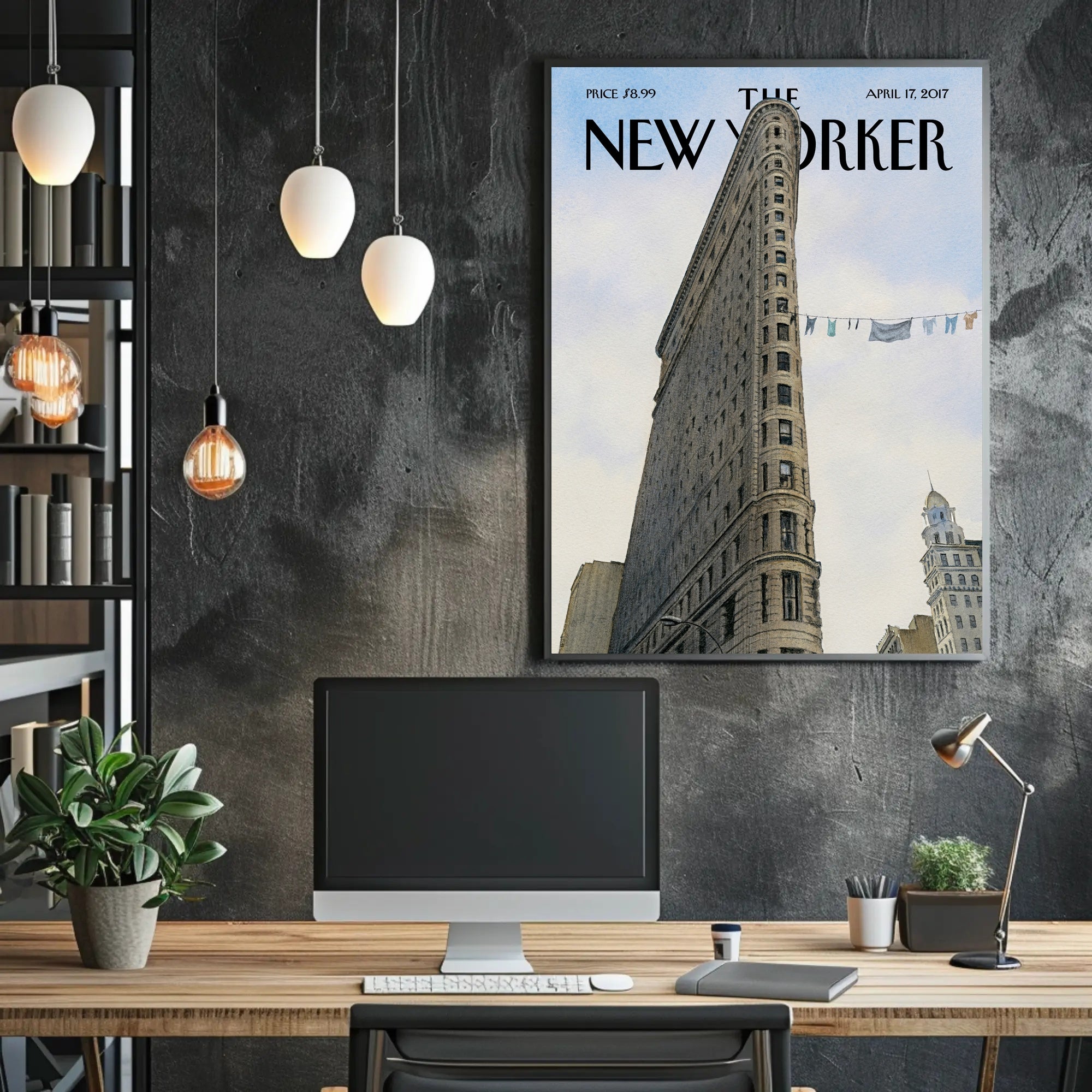 Flatiron Building NYC Urban Masterpiece Travel Poster PosterGoat