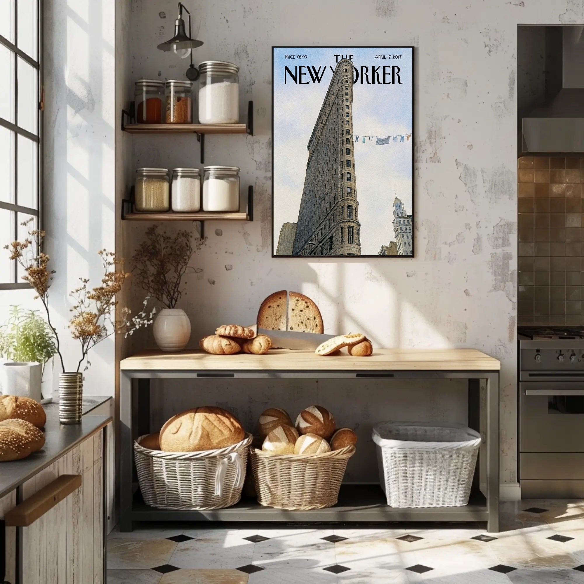 Flatiron Building NYC Urban Masterpiece Travel Poster PosterGoat