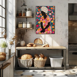 Floral Serenity Celebration: Abstract or Artistic Poster PosterGoat
