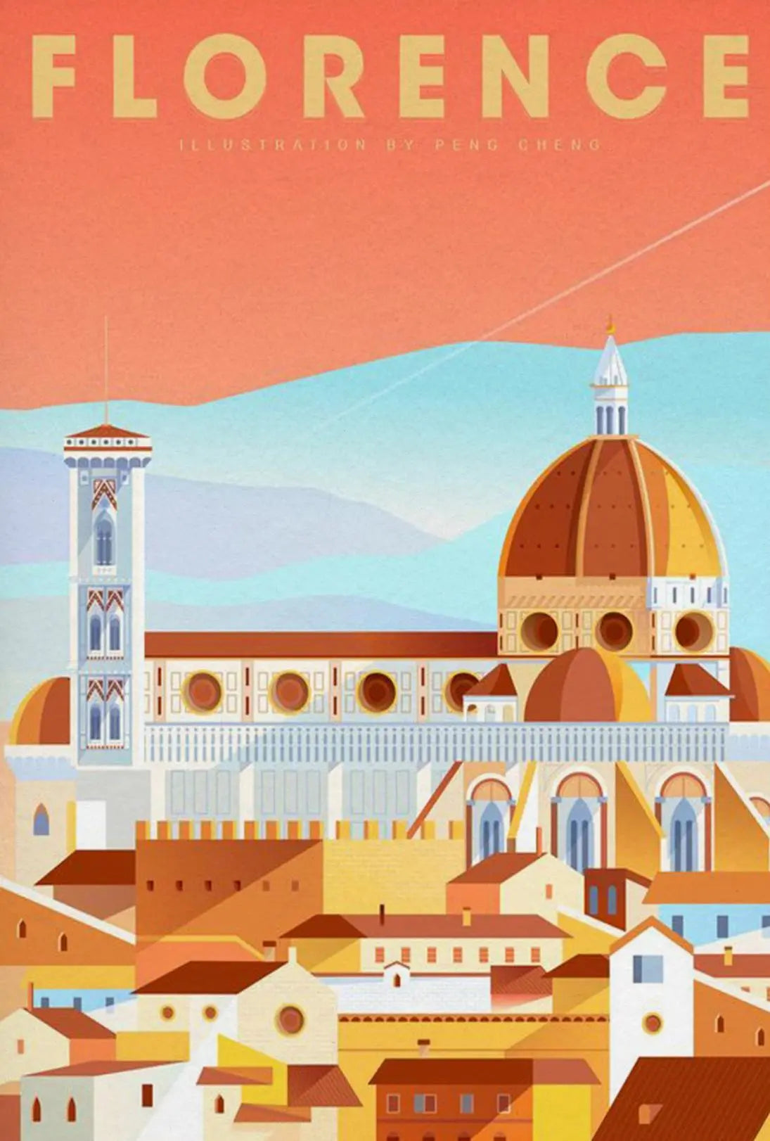 Florence Cathedral Architecture Art Poster PosterGoat