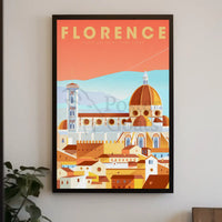 Florence Cathedral Architecture Art Poster PosterGoat