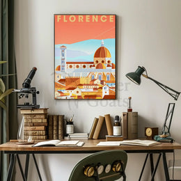 Florence Cathedral Architecture Art Poster PosterGoat