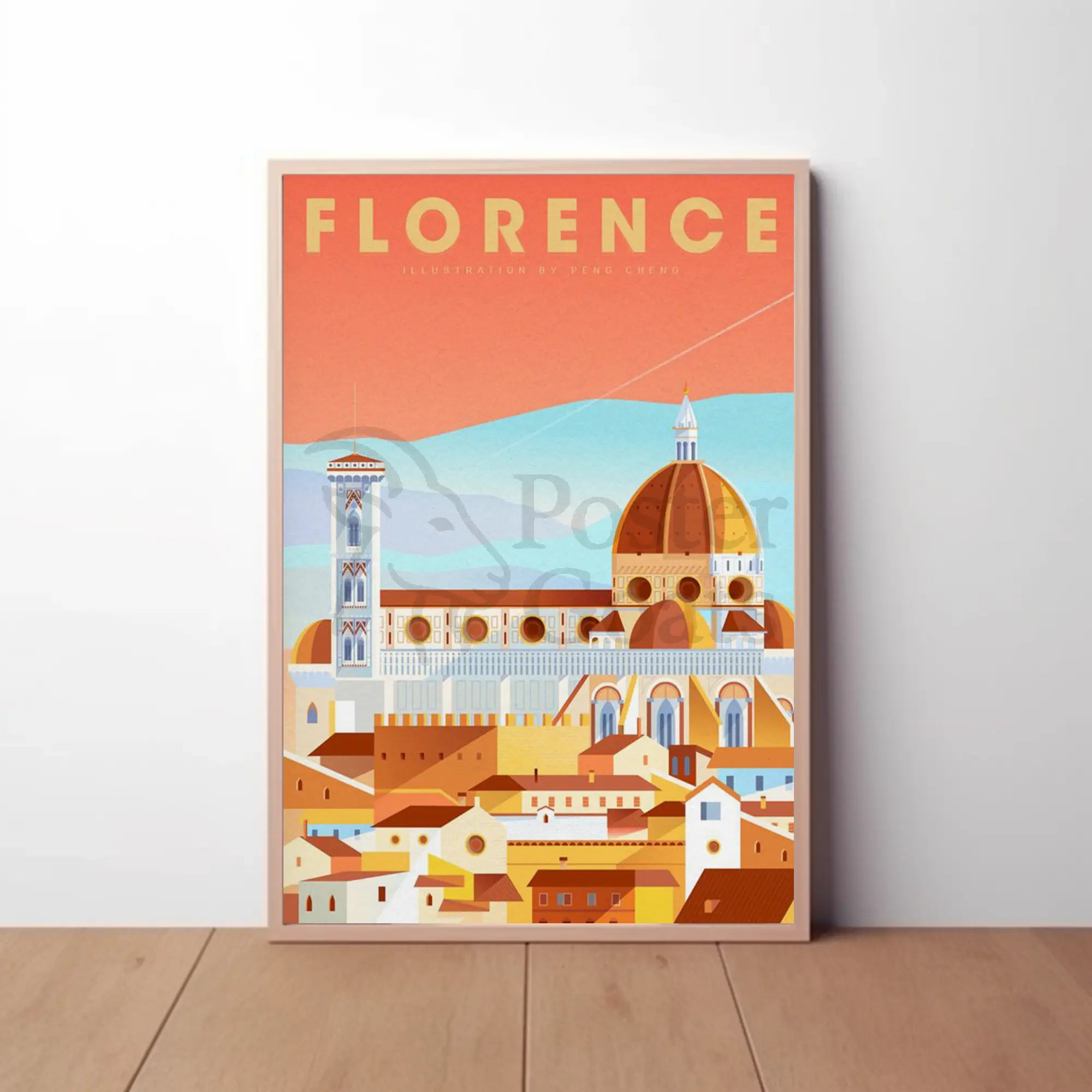 Florence Cathedral Architecture Art Poster PosterGoat