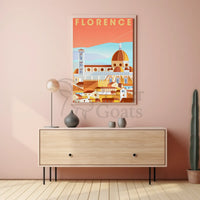 Florence Cathedral Architecture Art Poster PosterGoat