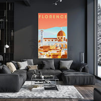 Florence Cathedral Architecture Art Poster PosterGoat