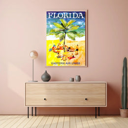 Florida Beach Escape: Vintage Travel Poster PosterGoat