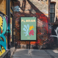Florida Nature-Inspired Home Decor Abstract Artistic Poster PosterGoat