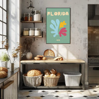 Florida Nature-Inspired Home Decor Abstract Artistic Poster PosterGoat