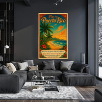 Fly To Puerto Rico Poster PosterGoat