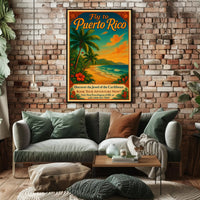 Fly To Puerto Rico Poster PosterGoat