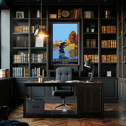 Fontainebleau Avon Vintage Travel Poster PosterGoat