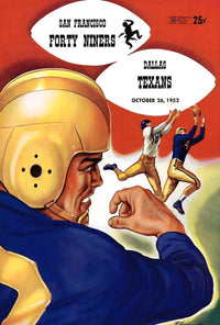 Football Showdown 1952 Vintage Sports Poster PosterGoat