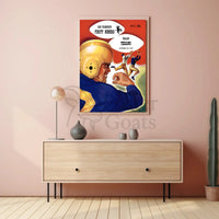 Football Showdown 1952 Vintage Sports Poster PosterGoat