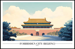 Forbidden City Serene Architecture Cultural or Heritage Poster PosterGoat