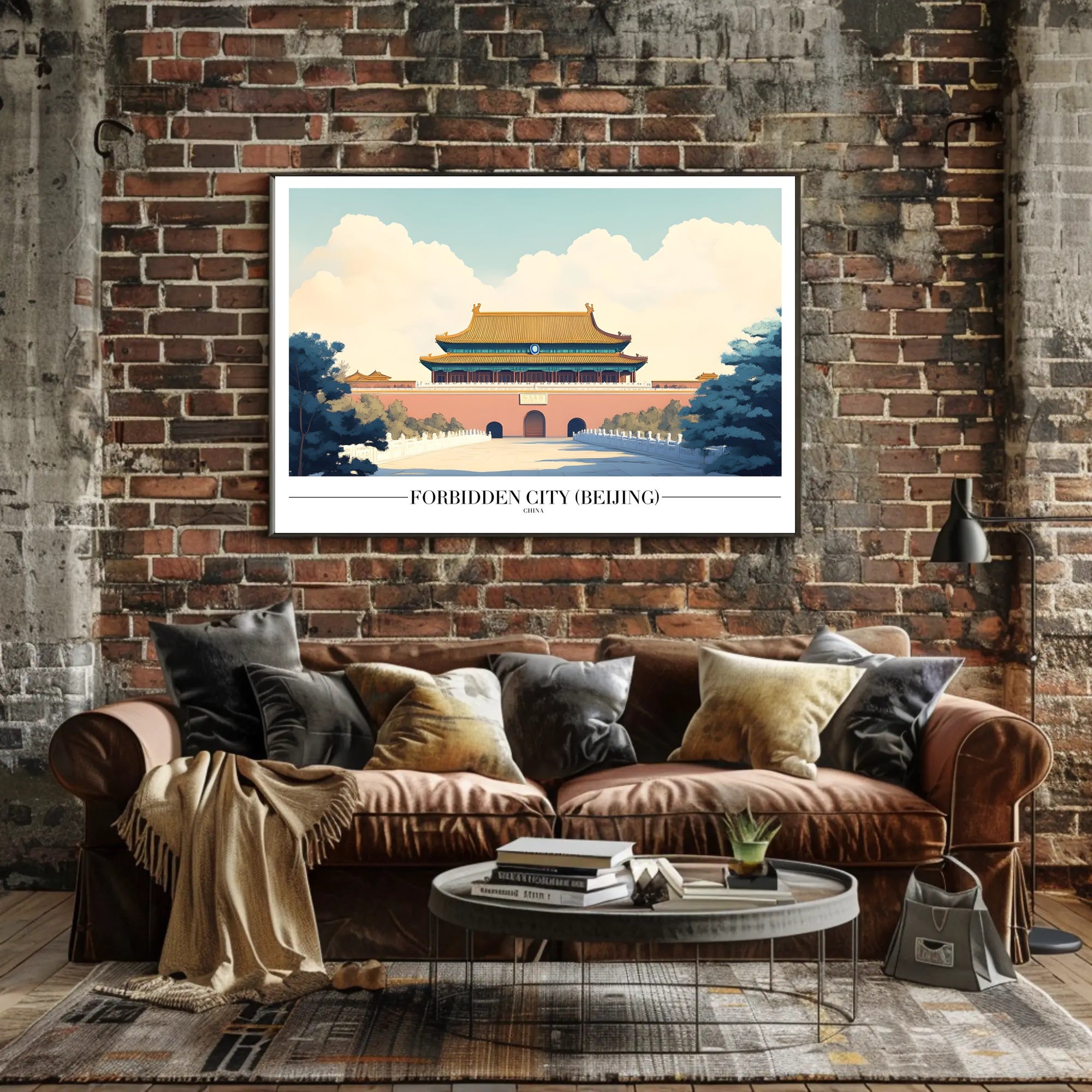 Forbidden City Serene Architecture Cultural or Heritage Poster PosterGoat