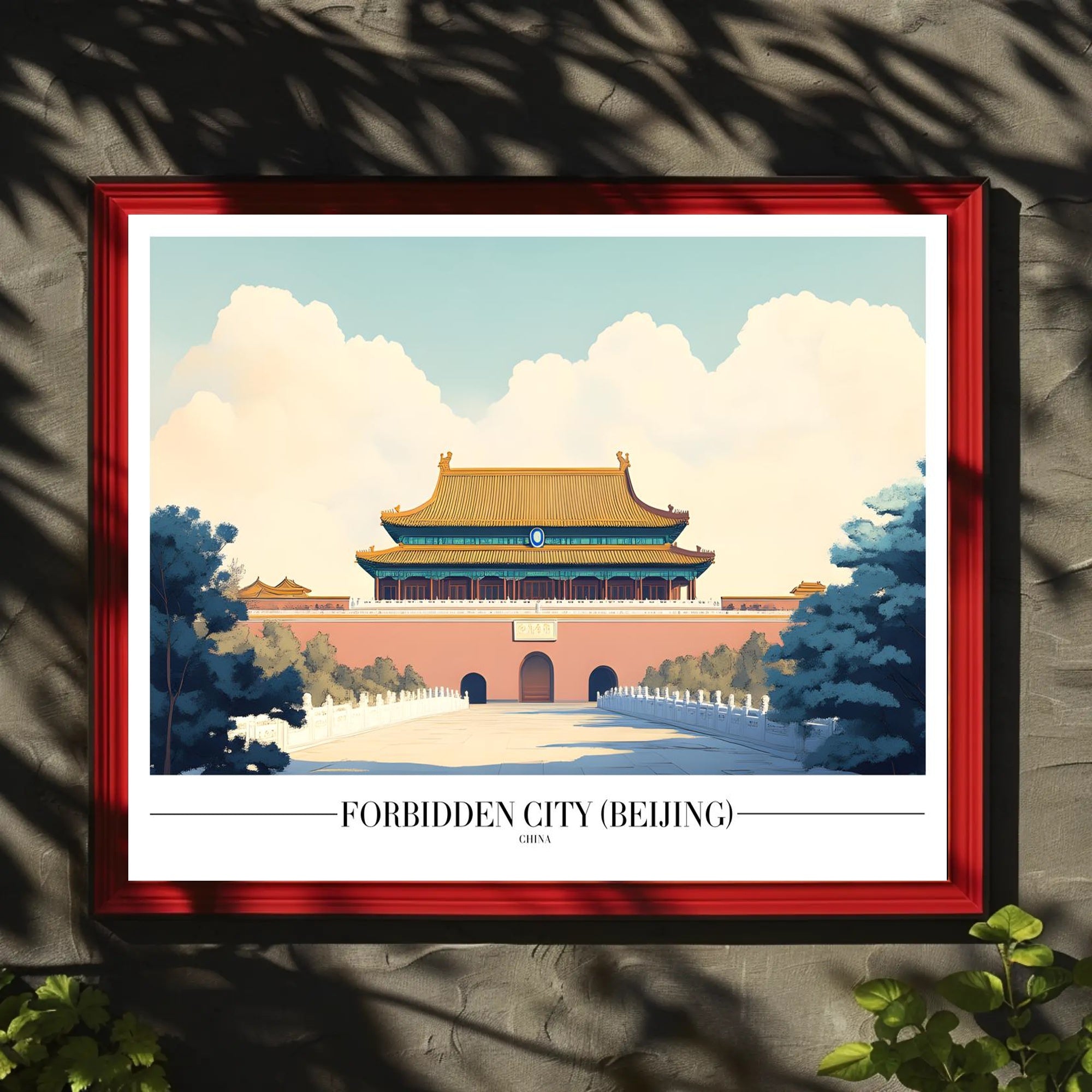Forbidden City Serene Architecture Cultural or Heritage Poster PosterGoat