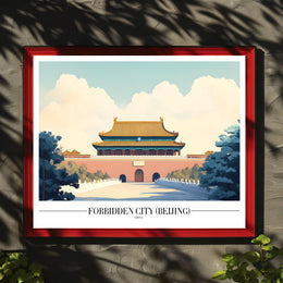 Forbidden City Serene Architecture Cultural or Heritage Poster PosterGoat