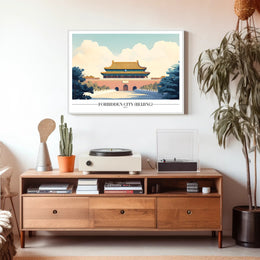 Forbidden City Serene Architecture Cultural or Heritage Poster PosterGoat