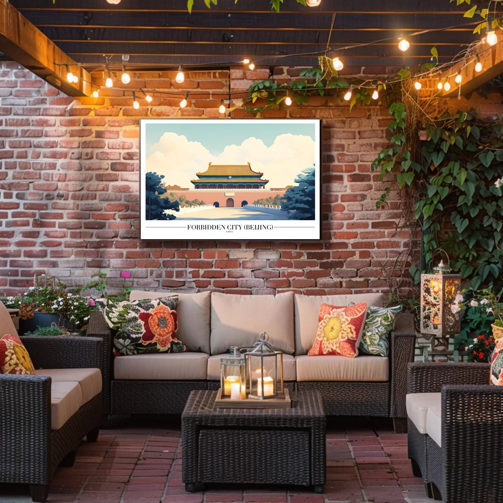 Forbidden City Serene Architecture Cultural or Heritage Poster PosterGoat