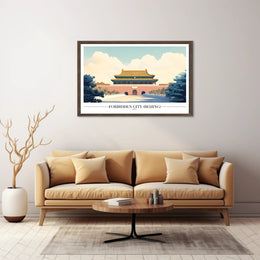 Forbidden City Serene Architecture Cultural or Heritage Poster PosterGoat