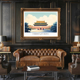 Forbidden City Serene Architecture Cultural or Heritage Poster PosterGoat