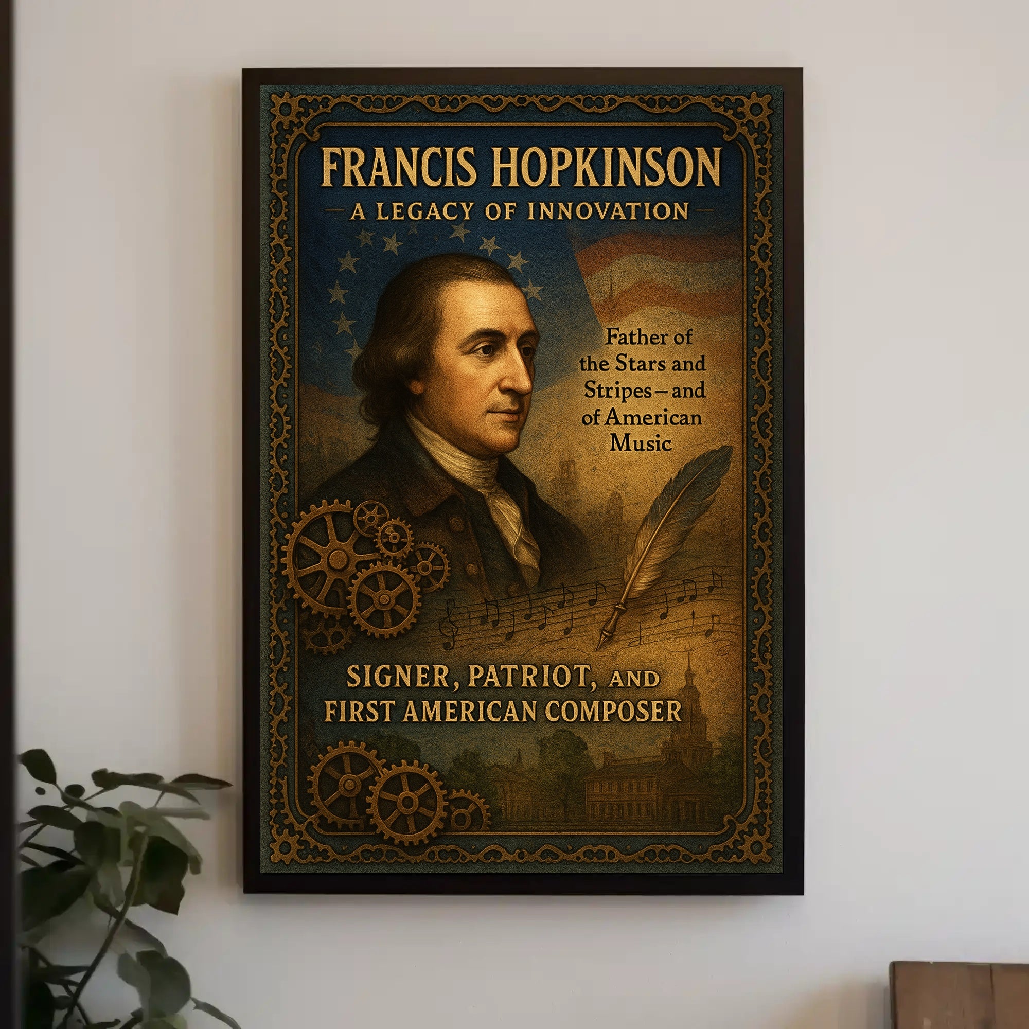 Francis Hopkinson A Legacy of Innovation Poster PosterGoat