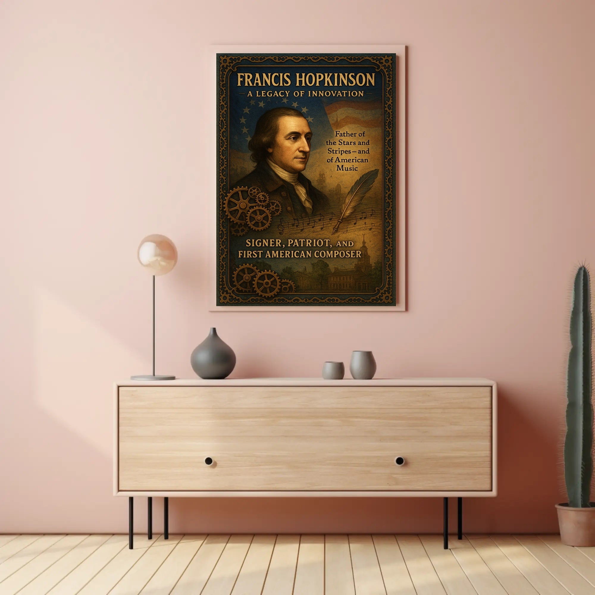 Francis Hopkinson A Legacy of Innovation Poster PosterGoat