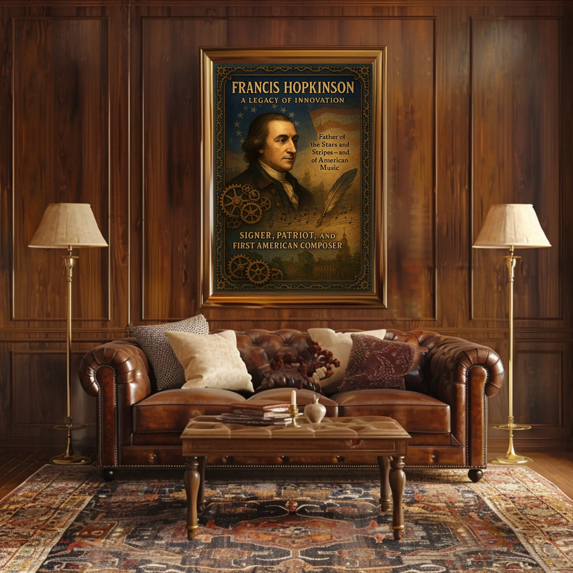 Francis Hopkinson A Legacy of Innovation Poster PosterGoat