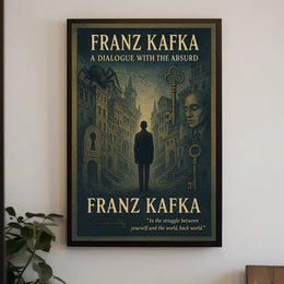 Franz Kafka A Dialogue with the Absurd Poster PosterGoat