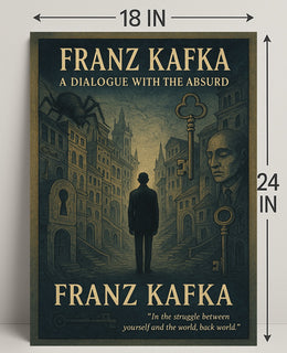 Franz Kafka A Dialogue with the Absurd Poster PosterGoat