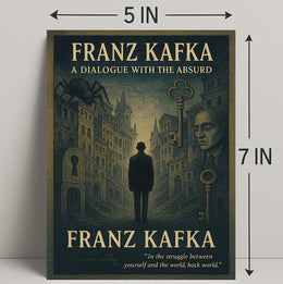 Franz Kafka A Dialogue with the Absurd Poster PosterGoat