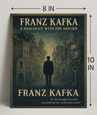 Franz Kafka A Dialogue with the Absurd Poster PosterGoat