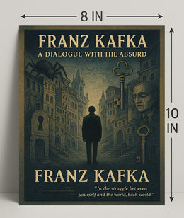 Franz Kafka A Dialogue with the Absurd Poster PosterGoat