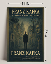 Franz Kafka A Dialogue with the Absurd Poster PosterGoat