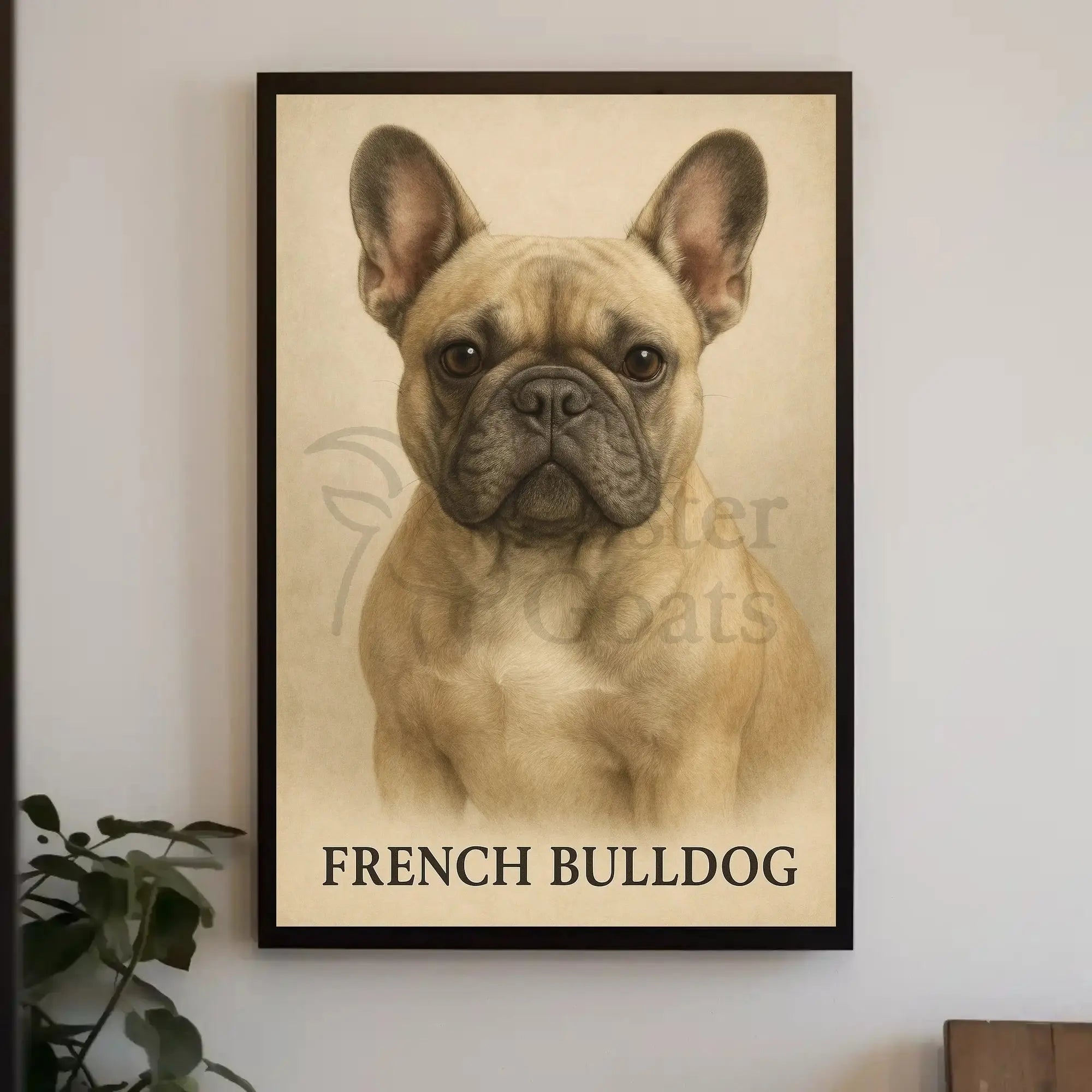 French Bulldog Illustration Art Print Dog Breed Poster PosterGoat