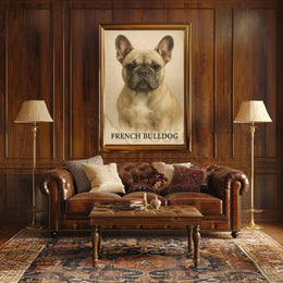 French Bulldog Illustration Art Print Dog Breed Poster PosterGoat
