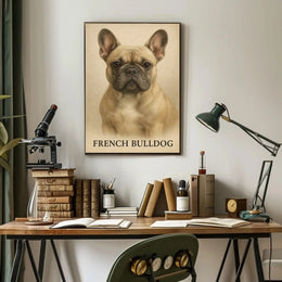 French Bulldog Illustration Art Print Dog Breed Poster PosterGoat