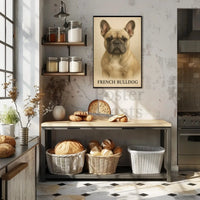 French Bulldog Illustration Art Print Dog Breed Poster PosterGoat