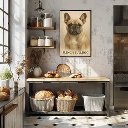 French Bulldog Illustration Art Print Dog Breed Poster PosterGoat