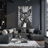 French Bulldog Retro Art Print Dog Breed Poster PosterGoat